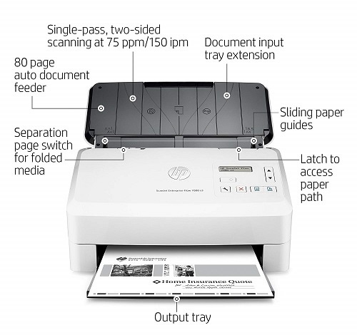 Dịch vụ cho thuê máy Scan HP 7000s3 - S/N CN9BPB7017 (Trưng Bày)