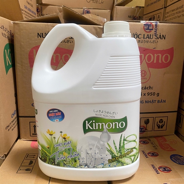 Nước rửa chén KIMONO 2,1kg (8chai/T)