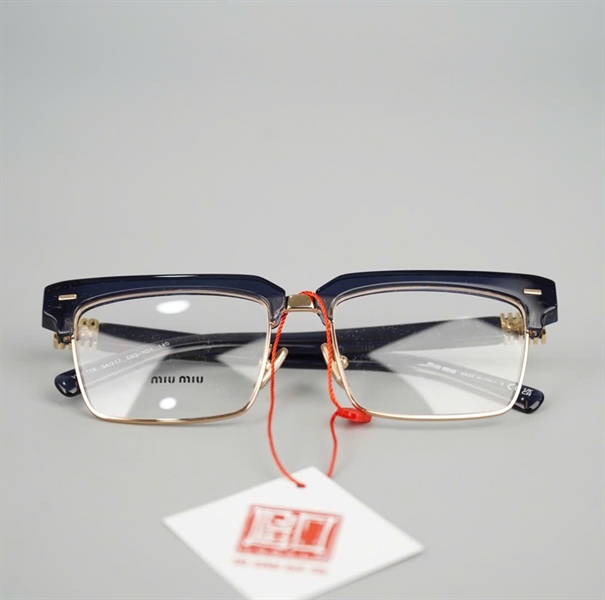 Kính Miu Miu viền xanh đen VMU11X 08Q-1O1 (54-17-140) KG+