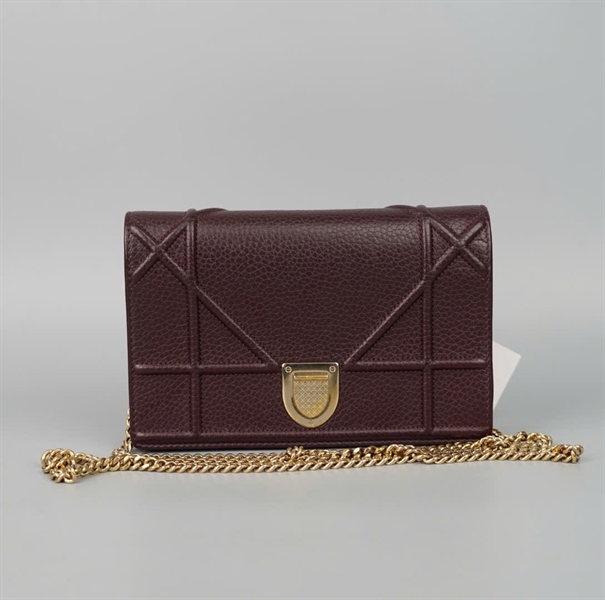 Túi Dior Woc tím (12-MA-0147) sz19 KG+