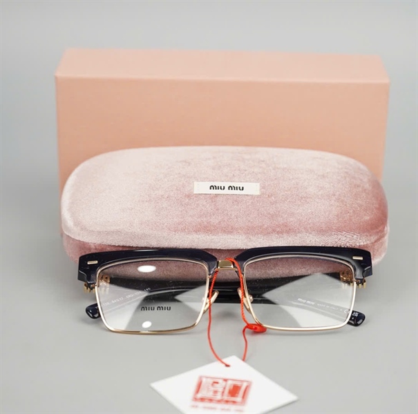 Kính Miu Miu viền xanh đen VMU11X 08Q-1O1 (54-17-140) KG+