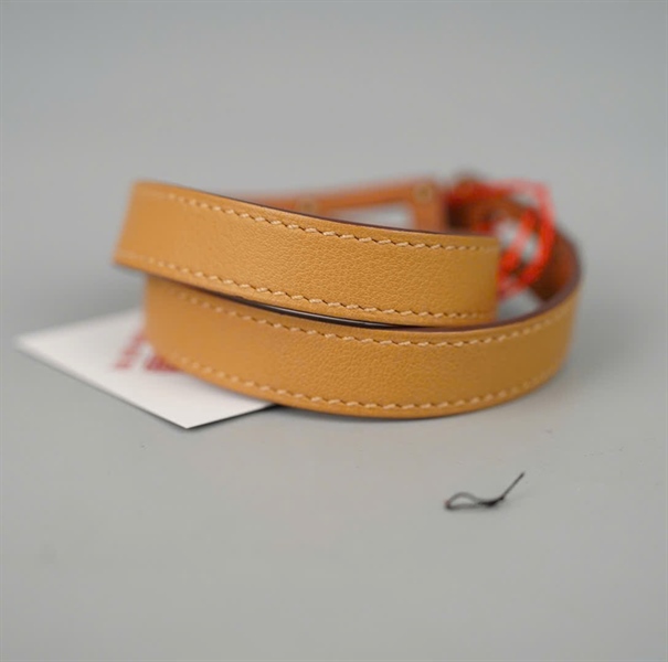 Vòng tay Hermes Mini Kelly Double Tour nude (R) +