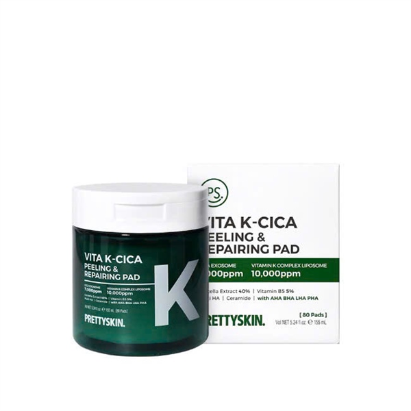 Toner Pad Vita K- Cica Peeling & Repairing Pad Prettyskin