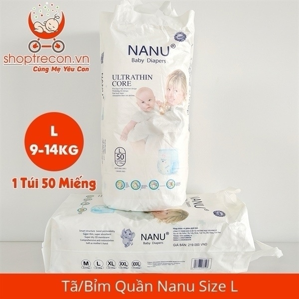 Bỉm quần Nanu size l
