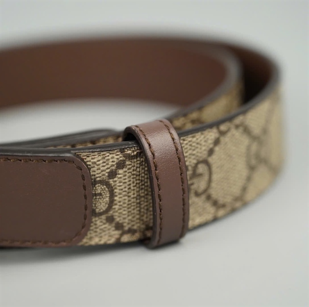 Thắt lưng GG Xám bản 3cm dài 97cm (BMC)+