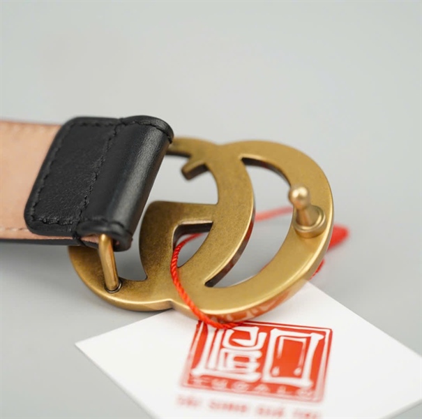 Thắt lưng GG đen bản 2.5cm dài 75cm (BMC)+