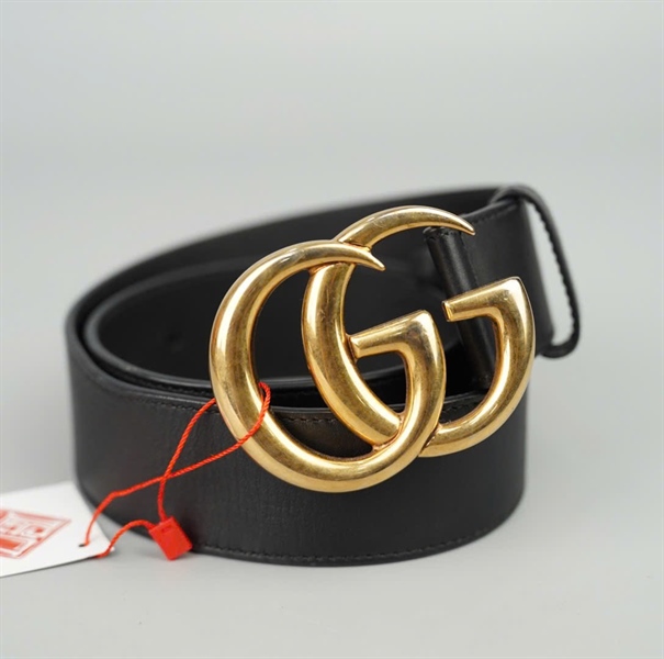 Thắt lưng GG đen bản 4cm dài 101cm (BMC)+