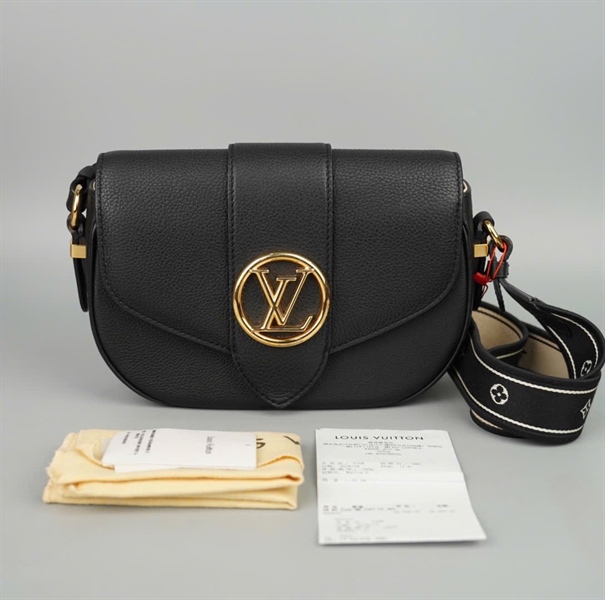 Túi LV Pont 9 đen sz24 (BMC) +