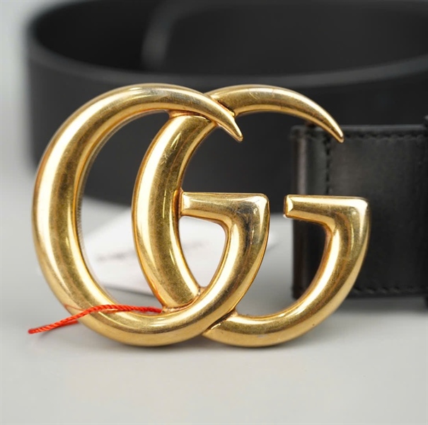 Thắt lưng GG đen bản 4cm dài 101cm (BMC)+