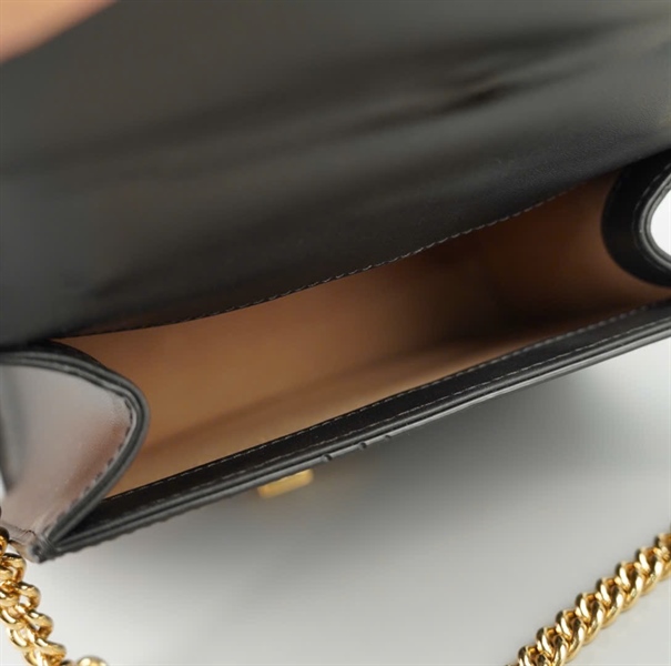 Túi GG Sylvie đen (431666493075) sz18(BMC)+