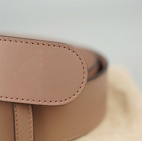 Thắt lưng GG màu nude bản 4cm dài 104cm (BCM)+