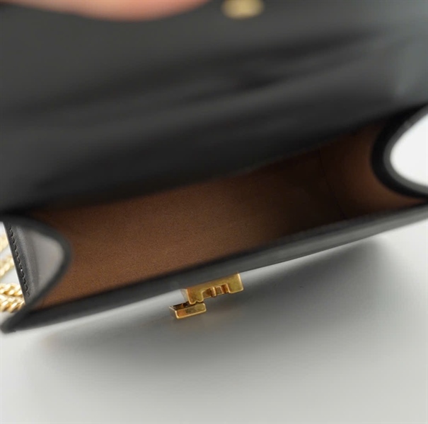 Túi GG Sylvie đen (470270493076) sz18 (BMC)+