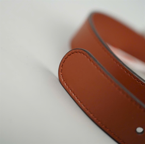 Thắt lưng Gucci nâu bản 2cm dài 75cm (BMC) +