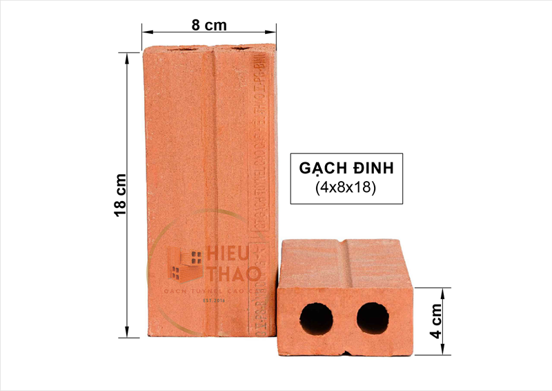 Gạch Đinh 40x80x180mm