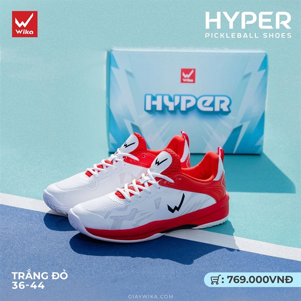 Giày PICKCLEBALL WIKA HYPER 36=>44, 163G