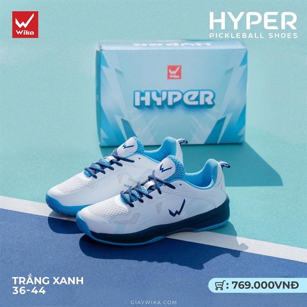 Giày PICKCLEBALL WIKA HYPER 36=>44, 163G