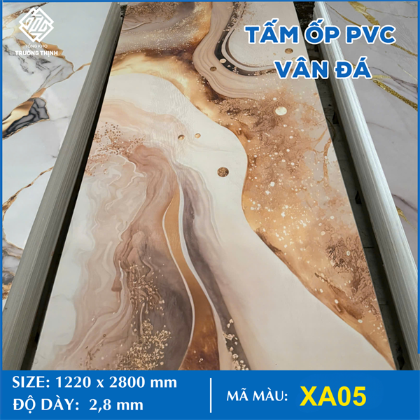 TẤM PVC VÂN ĐÁ 2M8 - XA05
