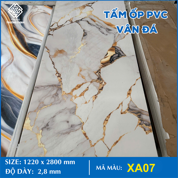 TẤM PVC VÂN ĐÁ 2M8 - XA07
