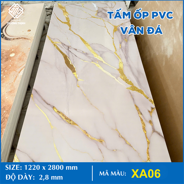 TẤM PVC VÂN ĐÁ 2M8 - XA06