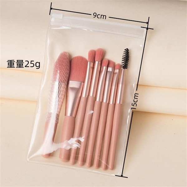 Set 8 cọ trơn màu pastel (D82)