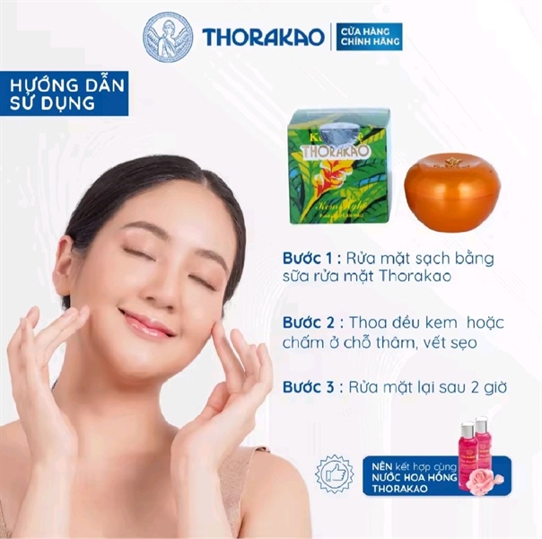 Kem nghệ Thorakao giúp sáng da chiết xuất nghệ 7g