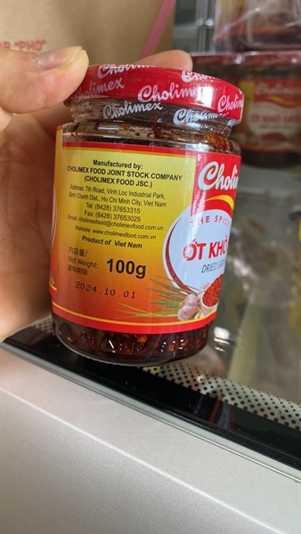 Sate ớt khô Cholimex