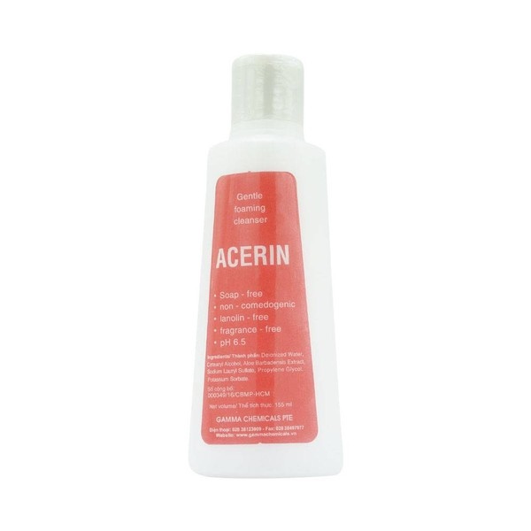 Sữa rửa mặt acerin gama (c/155ml)