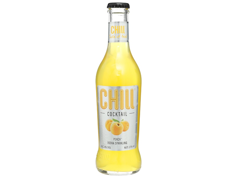 Nước Trái Cây Lên Men Chill Cocktail Vị đào 275ml