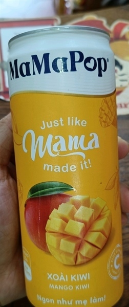 Nước trái cây mamapop vị xoài kiwi 330ml