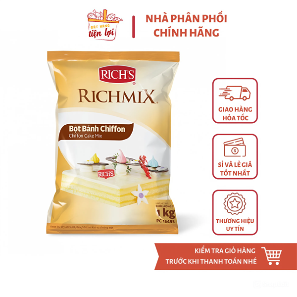 Richs - Bột trộn Chiffon 1Kg