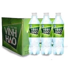 Nước khoáng Vĩnh Hảo có ga 500ml