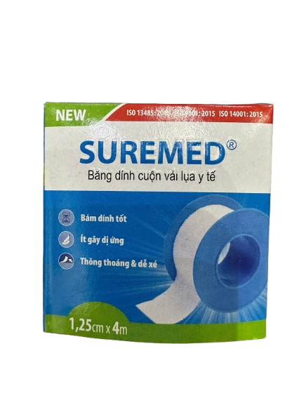 Băng dính Suremed 1.25x4m