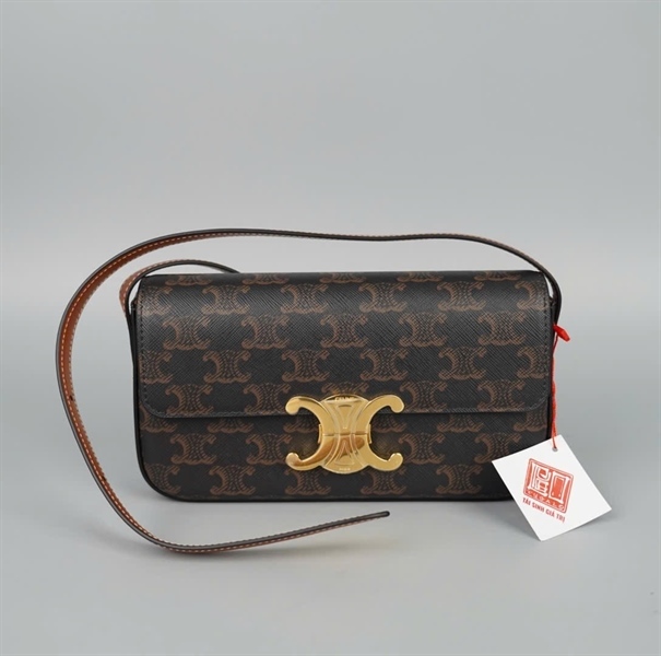 Túi Celine Triomphe nâu chữ nhật (S-CU-2272) (A-T) sz20 KG+