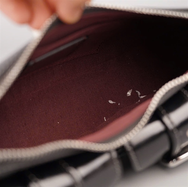 Túi Coach đen 2 túi hộp màu đen sz24 +