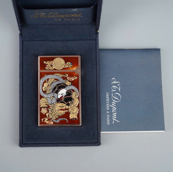 Bật lửa S.T Dupont cam huyền vũ (80LPH60) KG+