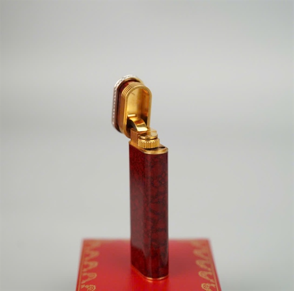 Bật lửa Cartier đỏ (68358T) KG+