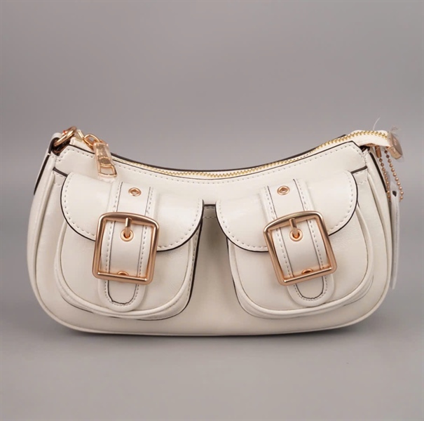 Túi Coach trắng 2 túi hộp màu trắng sz24 +