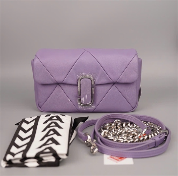 Túi Marc Jacobs màu tím 2strap sz24 +