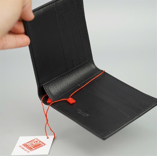 Ví Coach đen trơn cho nam +