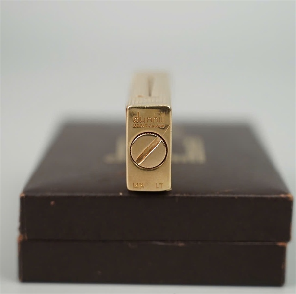 Bật lửa Dunhill vàng khối 14k (2102106) KG+