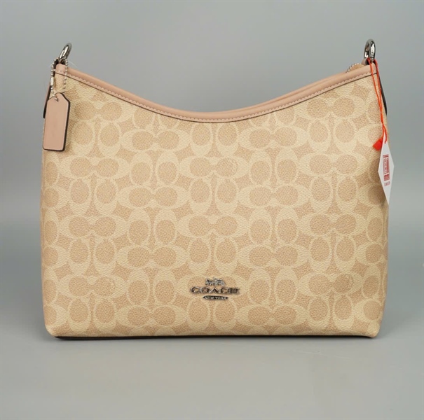 Túi Coach thuyền màu be sz30 +