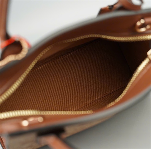 Túi Coach handle nâu sz21 +