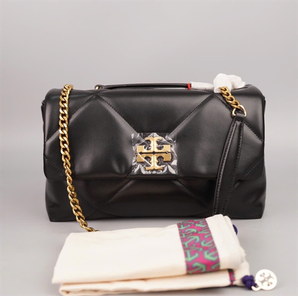 Túi Tory Burch đen sz28 +