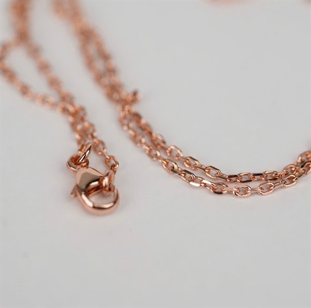 Dây chuyền Hermes Pop H xanh dương MINI (A-T) KG+