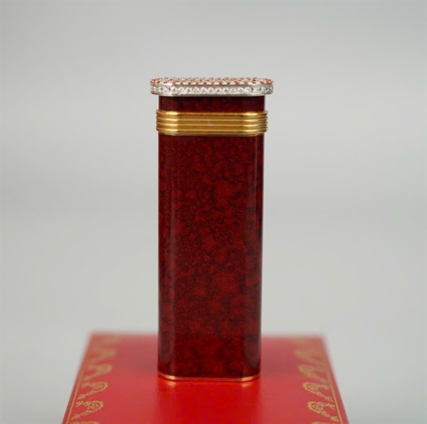 Bật lửa Cartier đỏ (68358T) KG+