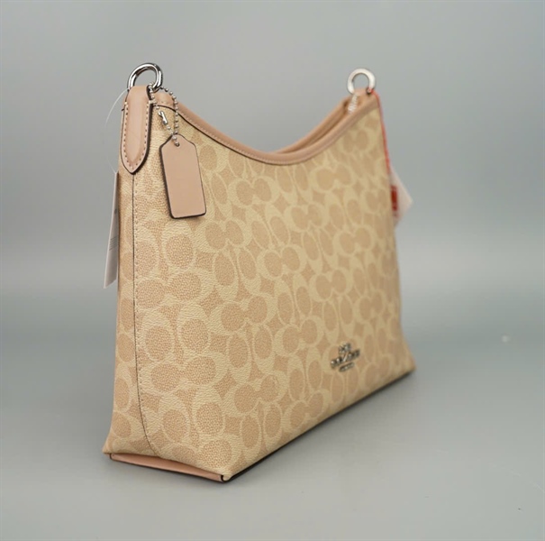 Túi Coach thuyền màu be sz30 +