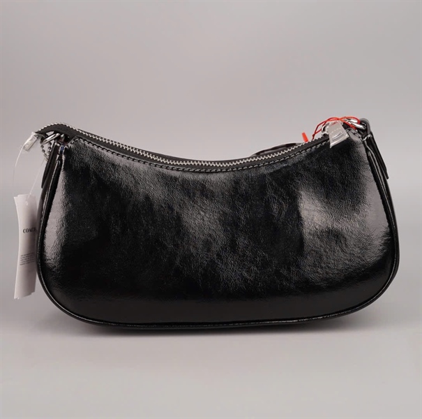 Túi Coach đen 2 túi hộp màu đen sz24 +