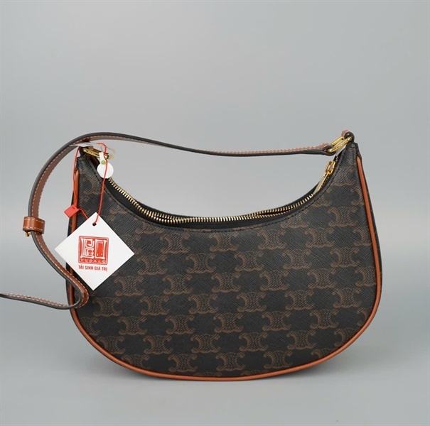 Túi Celine kẹp nách nâu (U-GA-2293-AT-2273) (A-T) sz25 KG+