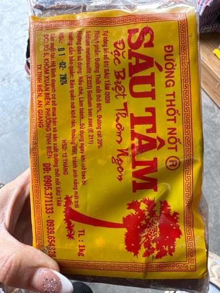 Đường Thốt Nốt sáu tâm 1kg