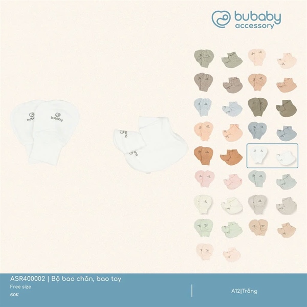 SR40000 - FS Bộ bao chân, bao tay Bubaby